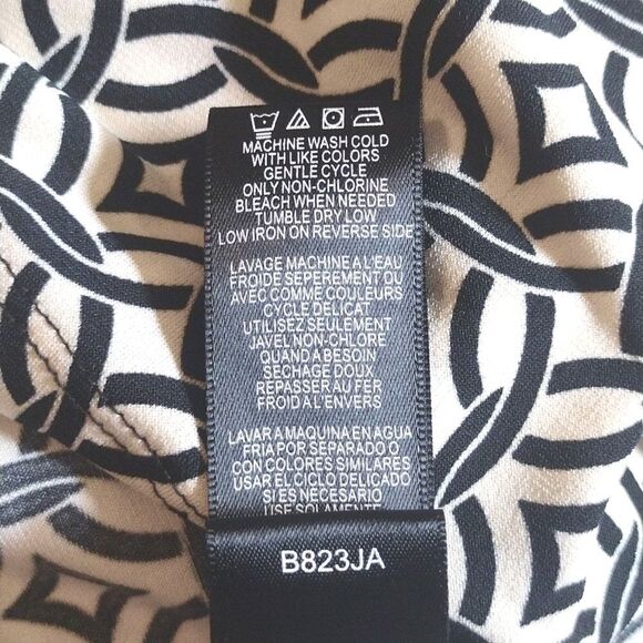 BCBG Paris Women's Size XL Chain Link Circle Diamond Print Stretchy Tank Top - Picture 8 of 9